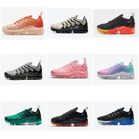 Nike Vapormax Plus Retro Casual Comfort Fabric Low-Top Running Shoes-2661  